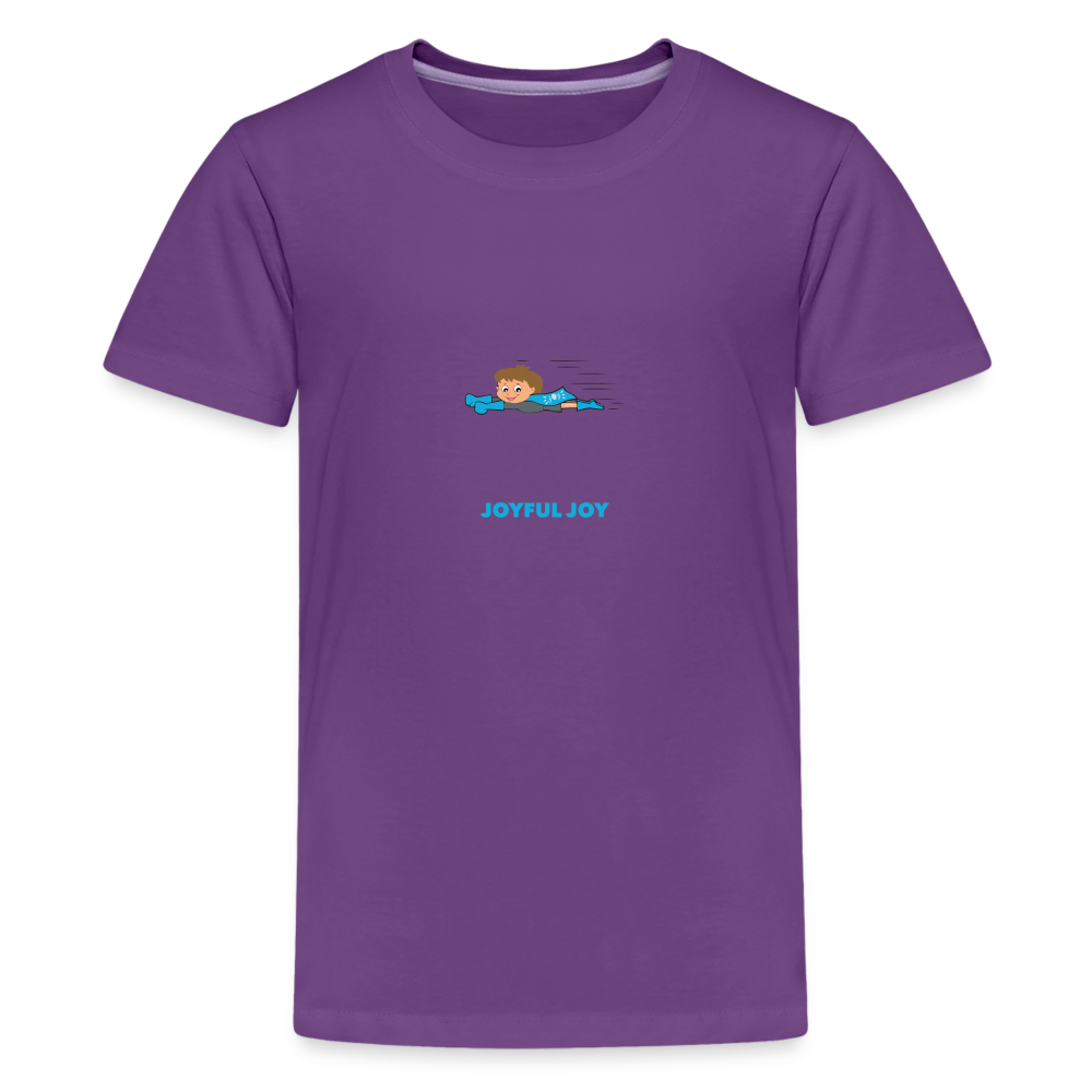 Joyful Joey •  Kids Premium T-Shirt -S2 #JOY - purple