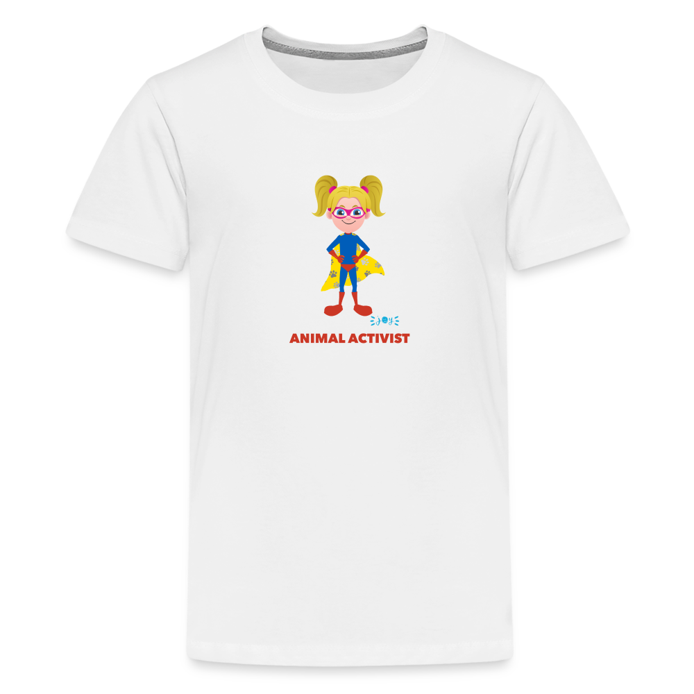 Animal Activist •  Kids Premium T-Shirt -S2 #AnimalRescue - white