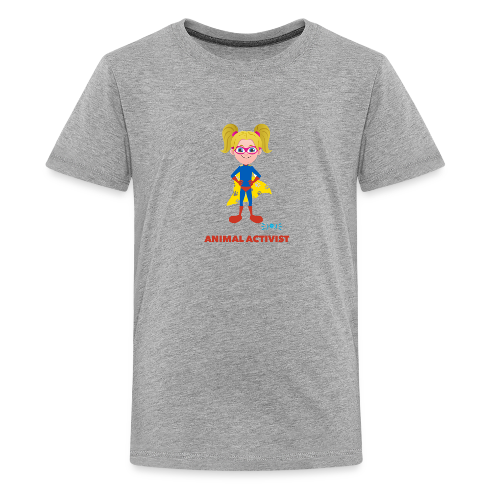 Animal Activist •  Kids Premium T-Shirt -S2 #AnimalRescue - heather gray