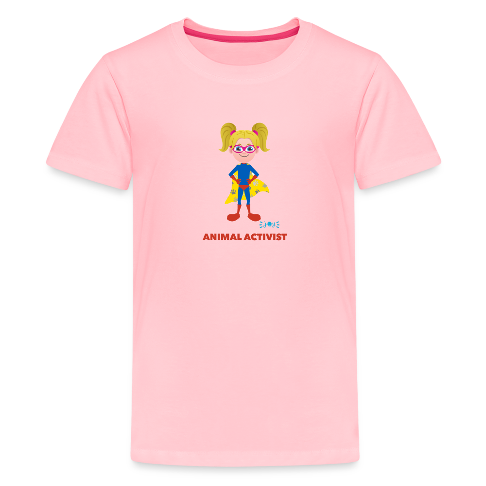 Animal Activist •  Kids Premium T-Shirt -S2 #AnimalRescue - pink