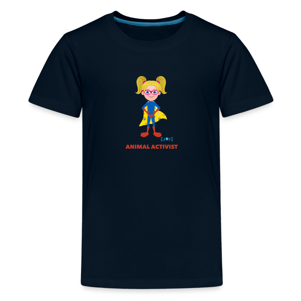 Animal Activist •  Kids Premium T-Shirt -S2 #AnimalRescue - deep navy