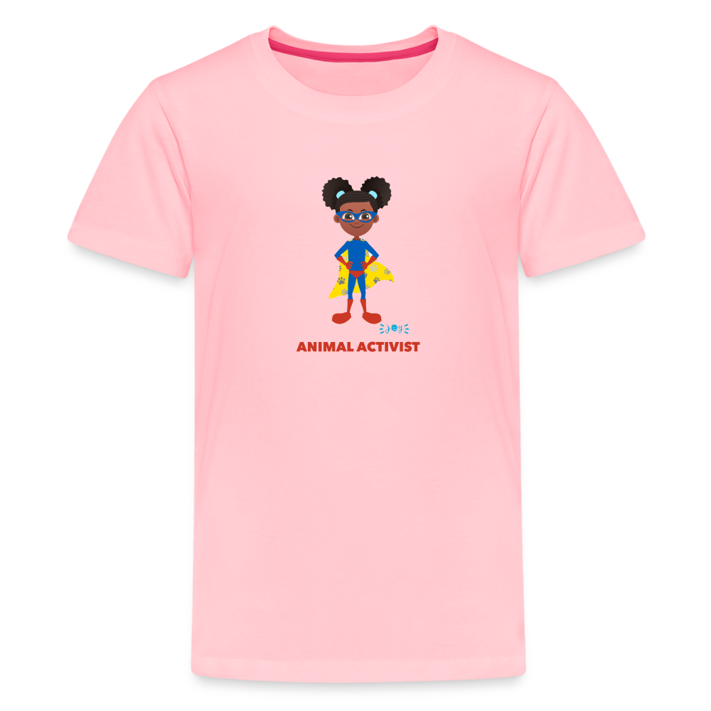 Animal Activist •  Kids Premium T-Shirt -S1 #AnimalRescue - pink