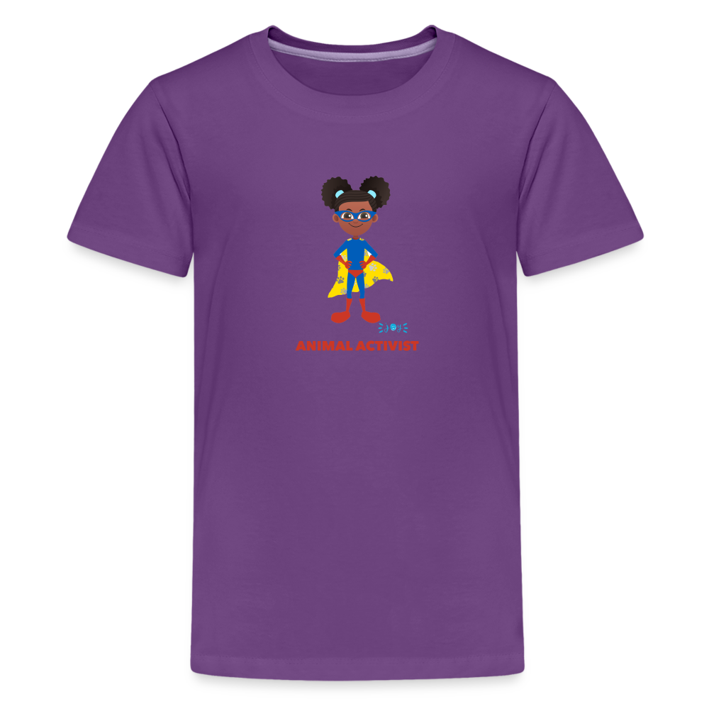 Animal Activist •  Kids Premium T-Shirt -S1 #AnimalRescue - purple