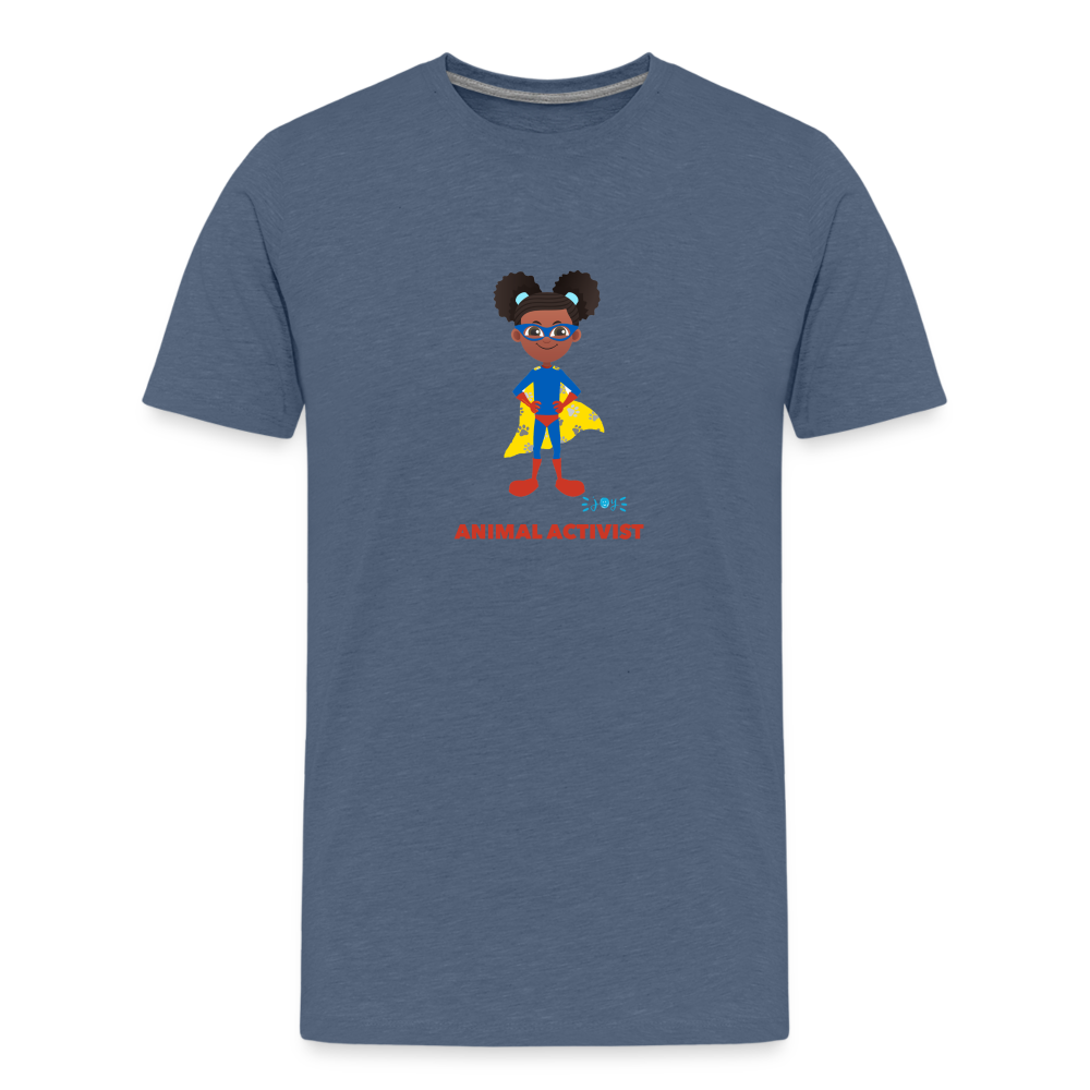 Animal Activist •  Kids Premium T-Shirt -S1 #AnimalRescue - heather blue