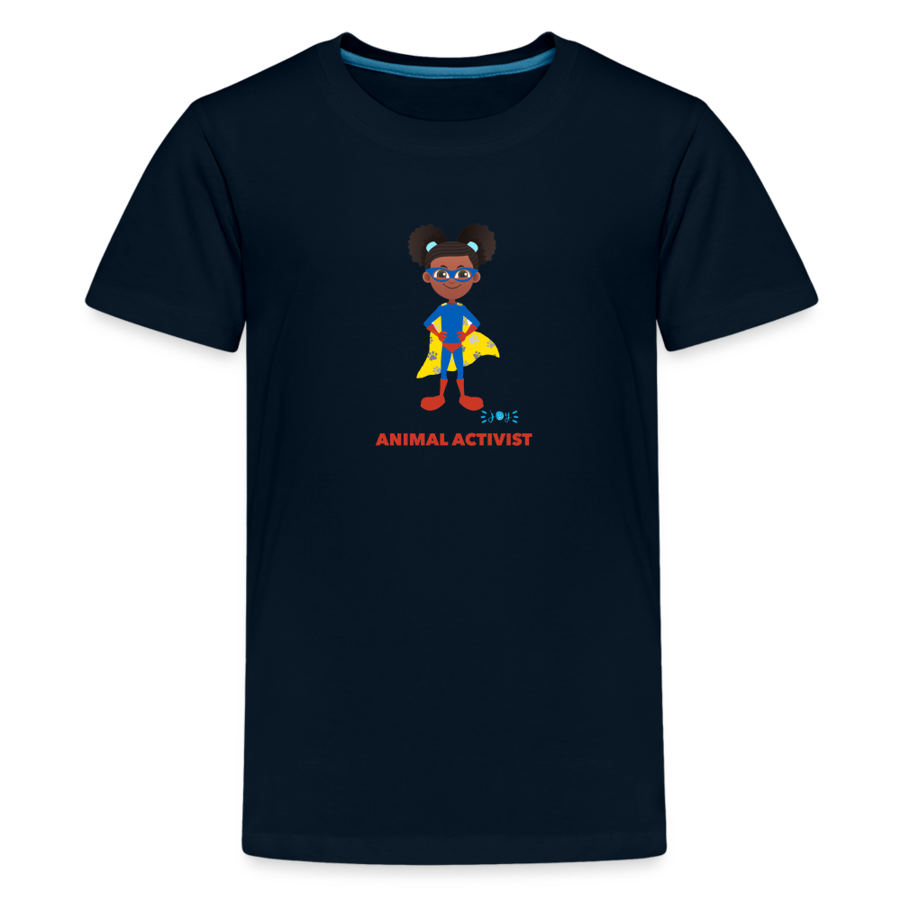 Animal Activist •  Kids Premium T-Shirt -S1 #AnimalRescue - deep navy