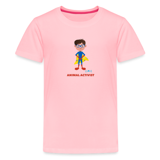 Animal Activist •  Kids Premium T-Shirt -S4 #AnimalRescue - pink