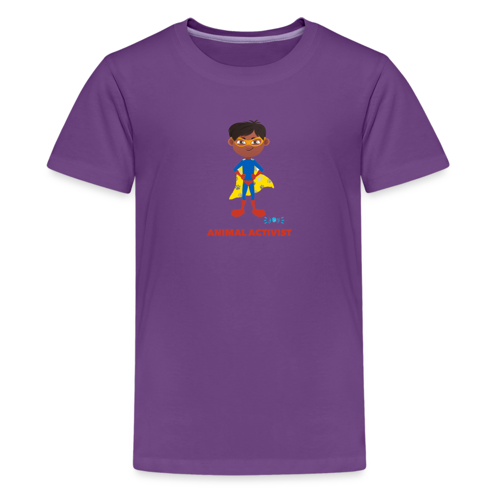 Animal Activist •  Kids Premium T-Shirt -S3 #AnimalRescue - purple